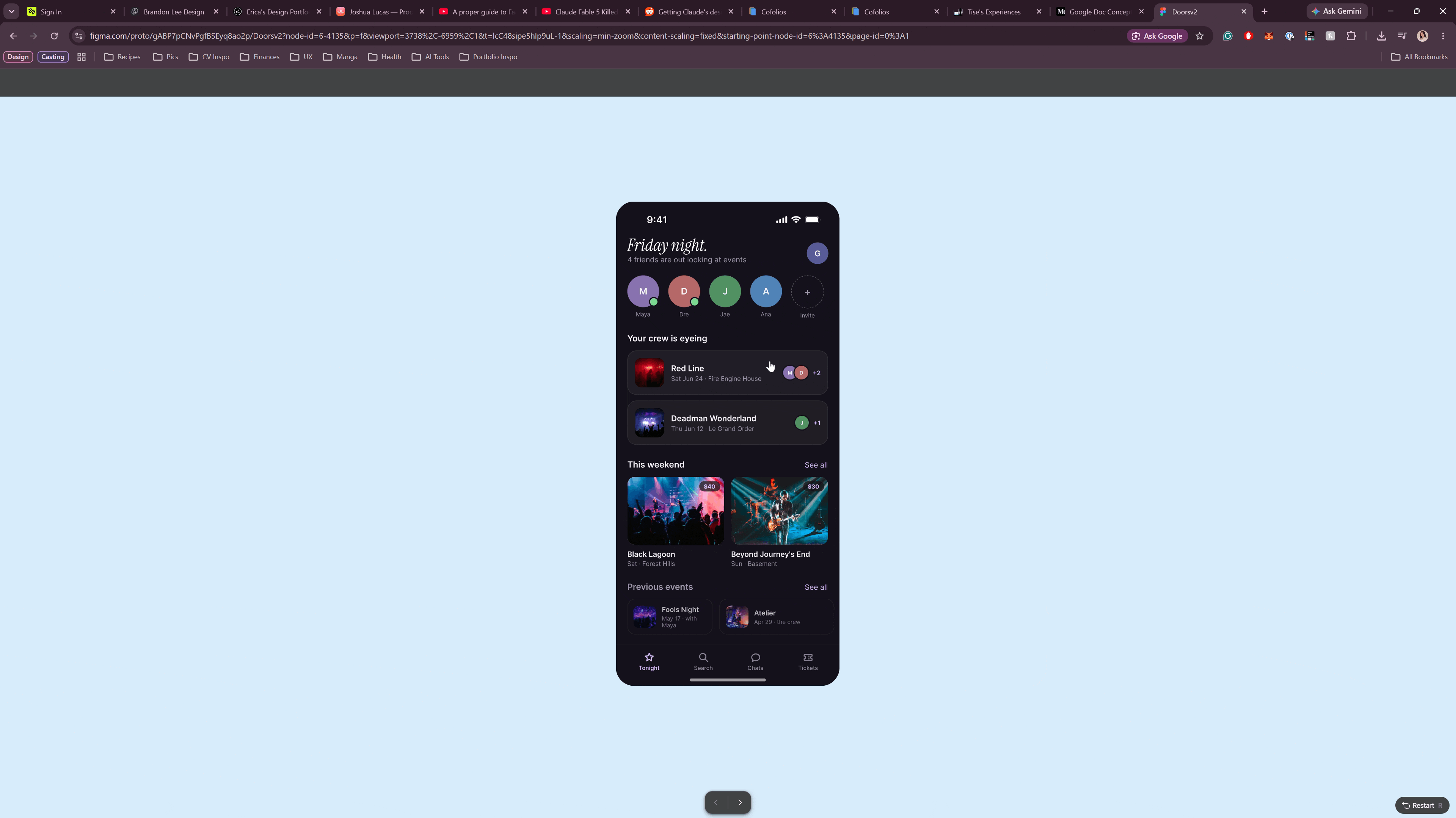 Local Tickets prototype walkthrough